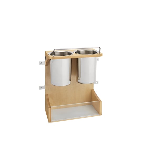 Rev-A-Shelf Maple Veneer, Light Brown, 10.38 in W, 13.88 in H, 6 in D, 6 in L, Light Brown 4HD-15-1 - main